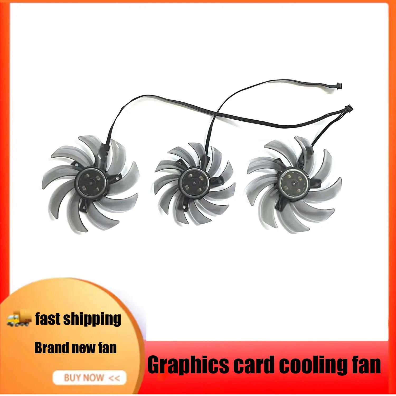 New FDC10H12S9-C 0.35A 4PIN 85MM 75MM GPU fan suitable for Gainward RTX 2080 2070 Phoenix/GS graphics card cooling fan