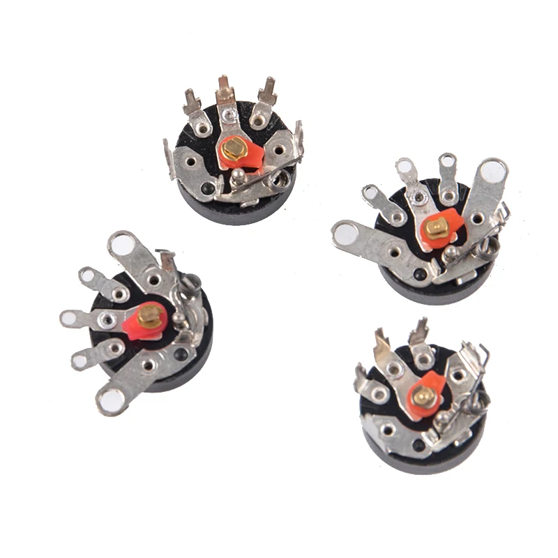 10Pcs/set Straight Angle Radio Potentiometer RV12MM B103 B10K B503 B50K Power Amplifier Volume Potentiometer With Switch