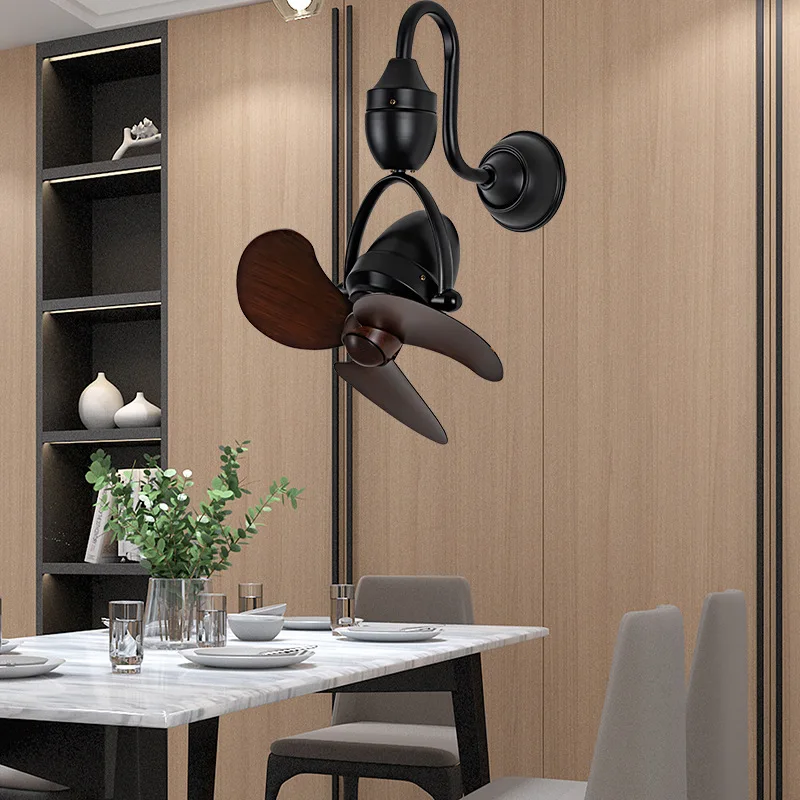 Corner fan shaking head bedroom bathroom dining room remote head frequency conversion fan ceiling fan remote control