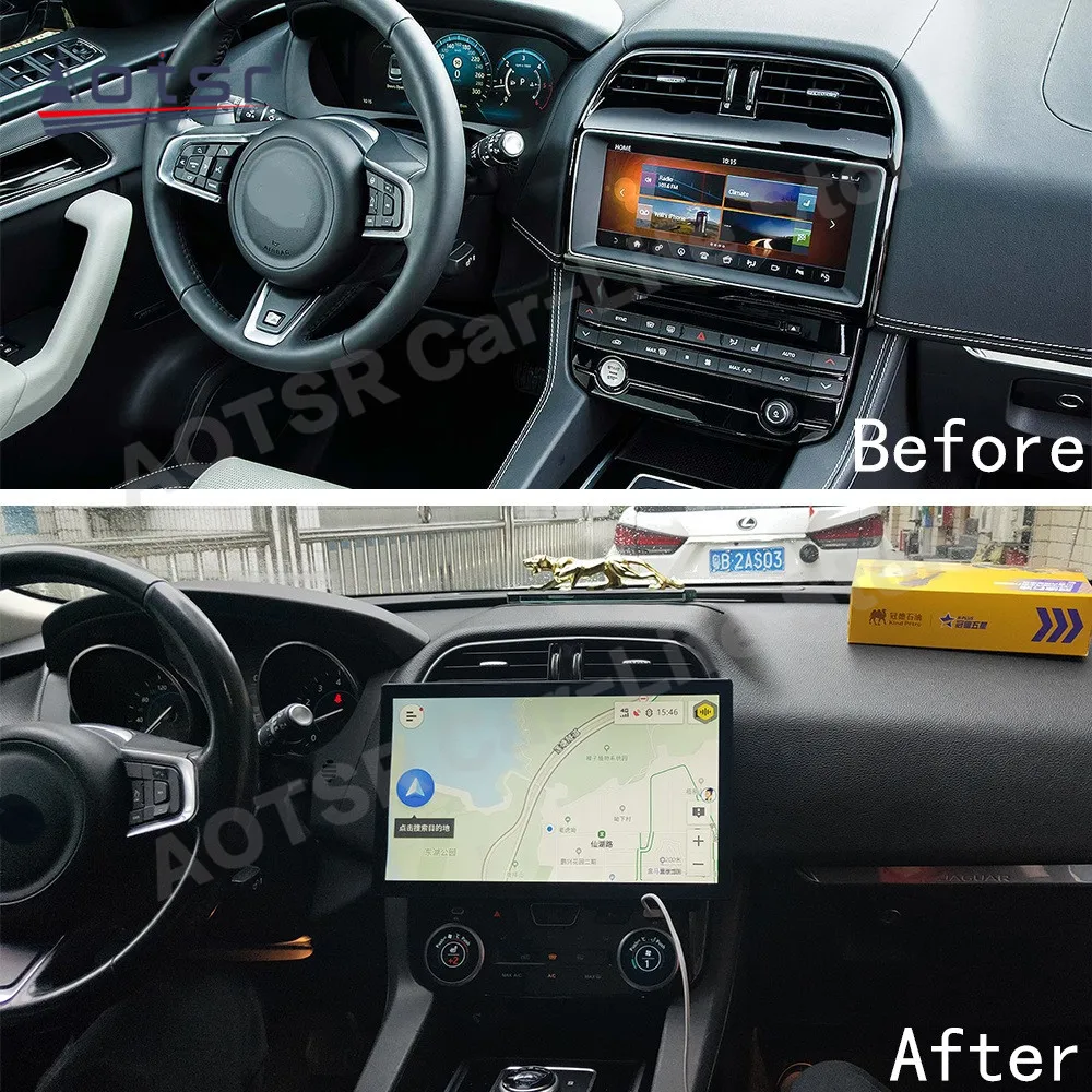 13.3 Inch Multimedia Android 11 Player For Jaguar F PACE 2016 2017 2018 2019 2020 GPS Navigation Car Radio Receiver Head Unit