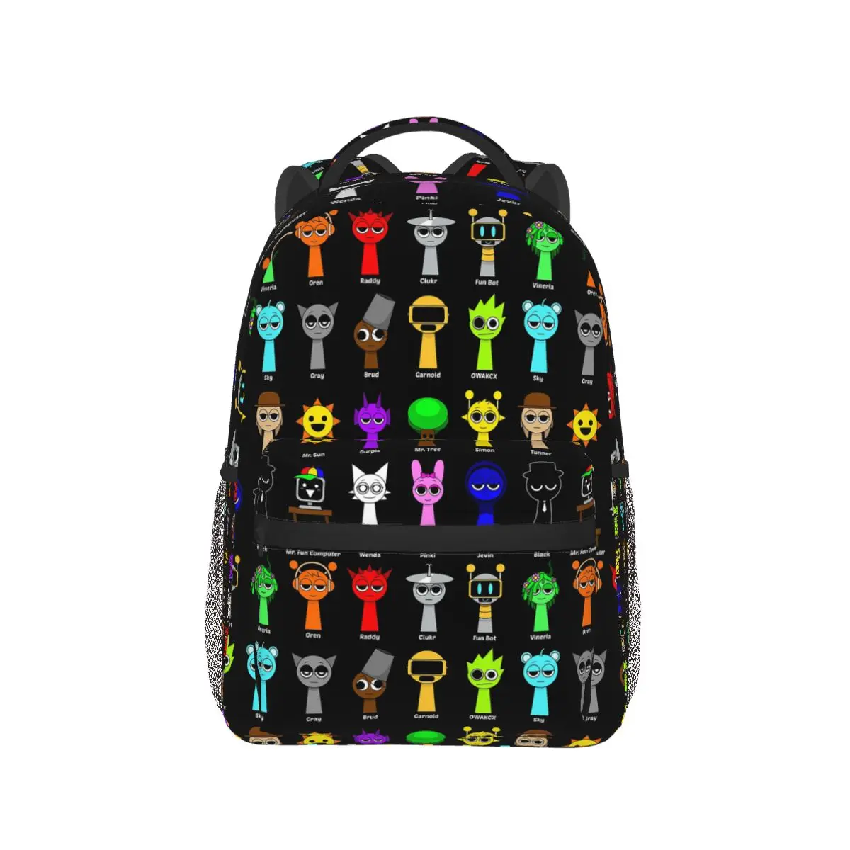 

All My Sprunki Game Toys Backpack Hot Sale Daypack Large Capacity Kids BookBag School Bag Shoulder Bags for Men Women