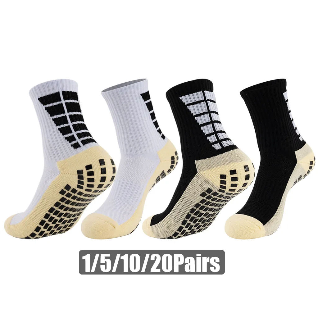 

Нескользящие носки для мужчин и женщин, носки с полотенцем для бега, футбола, спорта