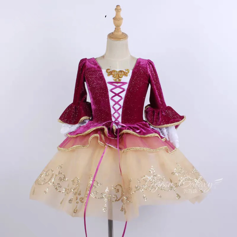 الباليه تنورة رقص الخريف/الشتاء الوافدين الجدد أداء الباليه سوان توتو الرقص ارتداء الأطفال الباليه المنافسة تنورة رقص