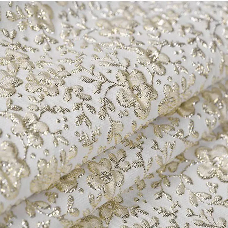 

Высококачественная жаккардовая парчовая ткань в европейском стиле с цветочным принтом для модного платья, пальто, лоскутное шитье, сделай сам