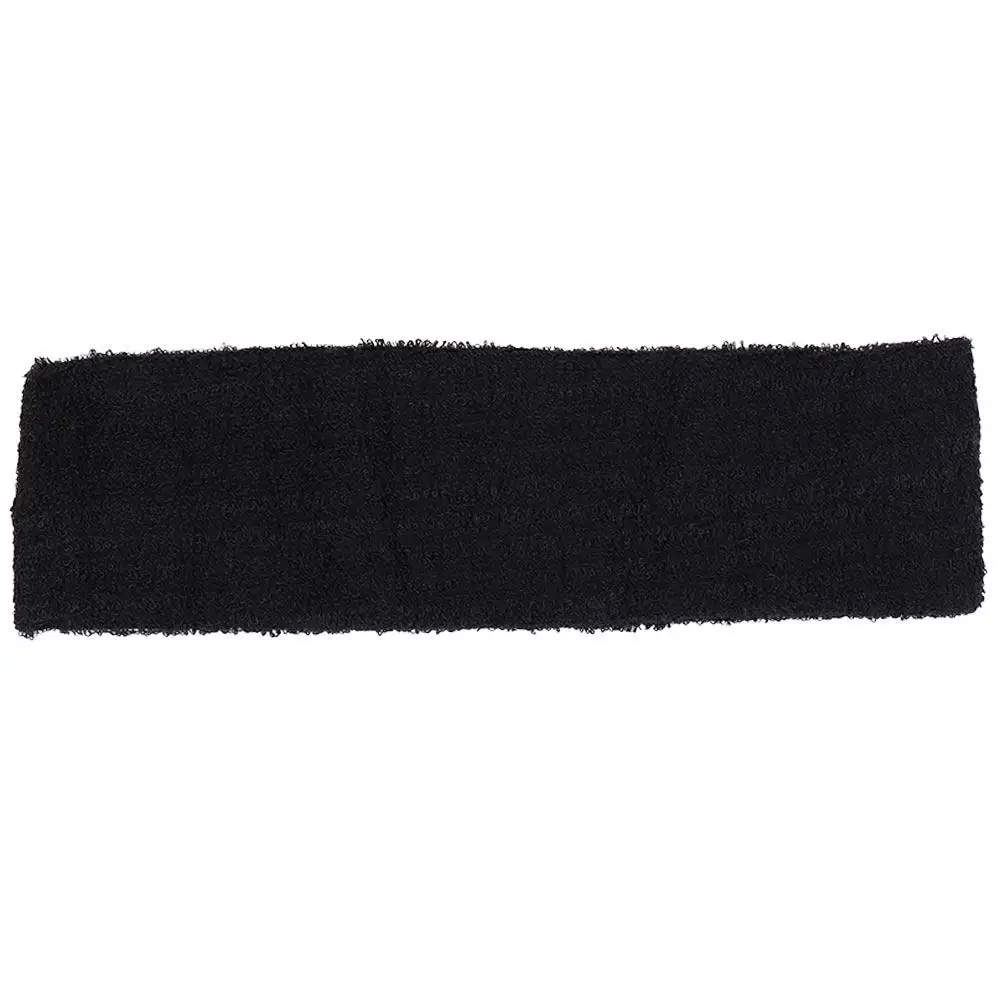 Unisex Men Women Cotton Accessory Pure Color Strong Elastic Yoga Hairband Sweatband Headband Stretch Head Bands