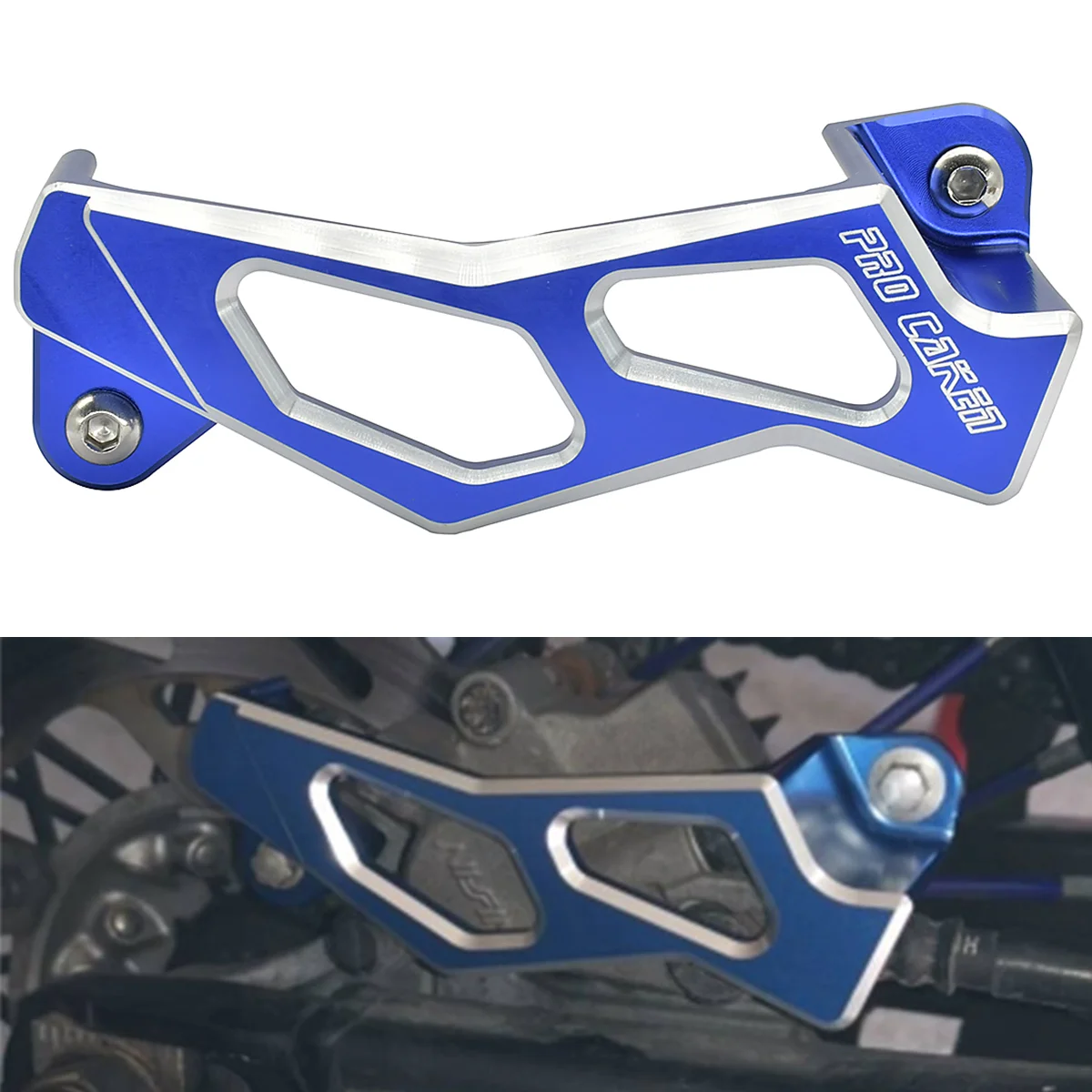 

For Yamaha YZ125 YZ250 YZ250F YZ450F YZ250FX YZ450FX WR250F WR450F YZ X F CNC Aluminum Rear Brake Caliper Guard Protector Cover