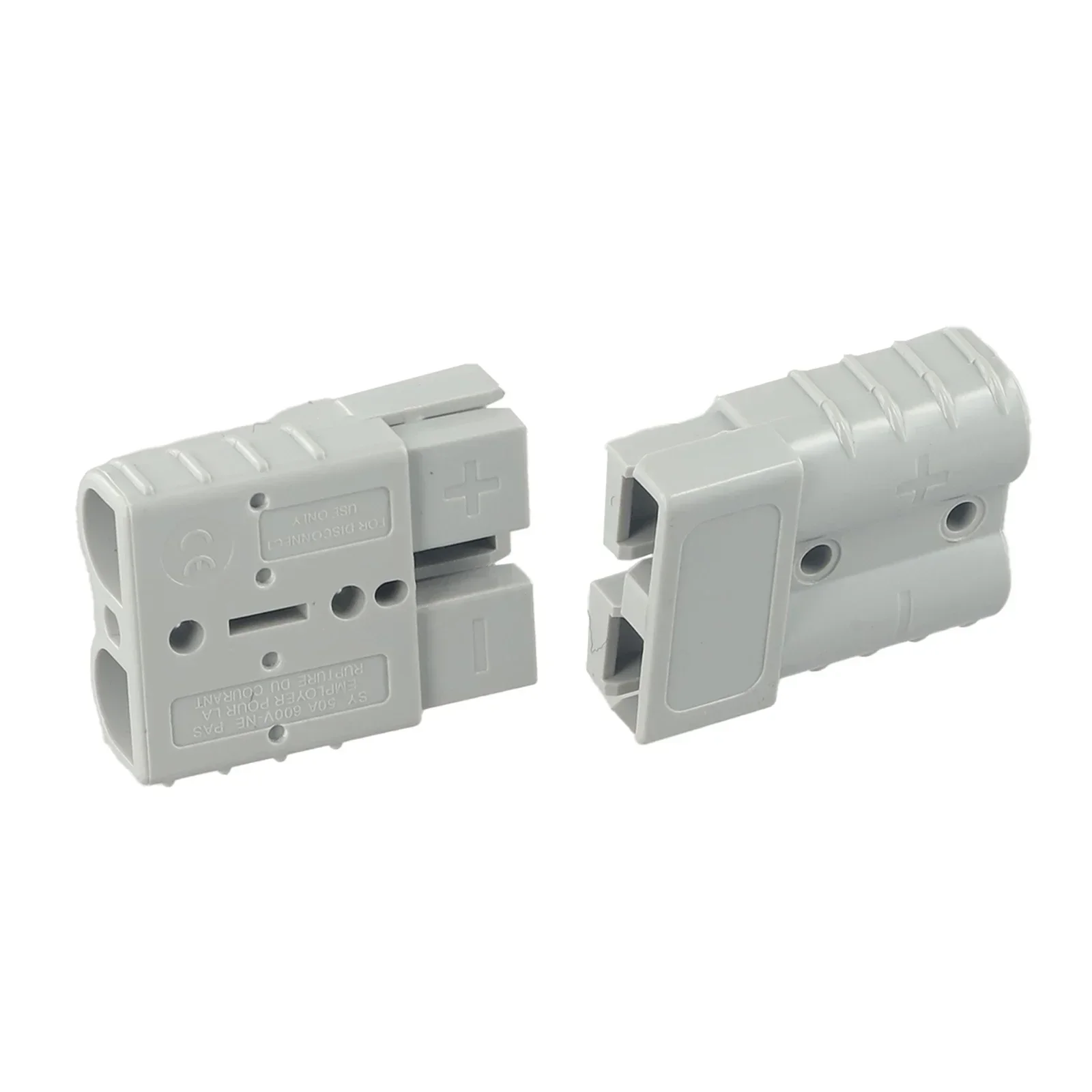 2pcs Current Connectors Plug Terminal Blocks Wire Connectors Without Copper Terminals 50AMP 600V Accessories ForAnderson