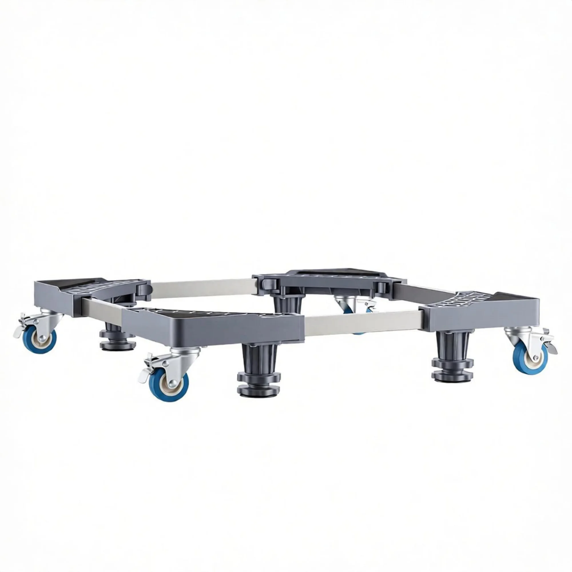 Mini Fridge Stand, 400 lbs Load Capacity, 4 Locking Swivel Wheels, Adjustable Universal Mobile Base, for Mini Fridge, Washer & Dryer