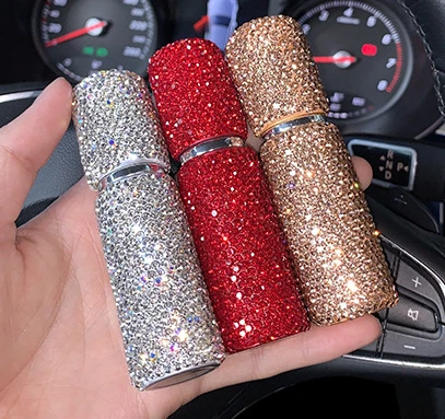 

10ml Portable Mini Diamond Refillable Perfume Bottle Spray Pump Empty Cosmetic Containers Atomizer Sample Vials For Travel