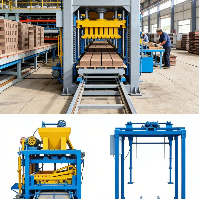 Customized Hydraulic Interlocking Brick Machine Concrete Block Maker for Road Paver