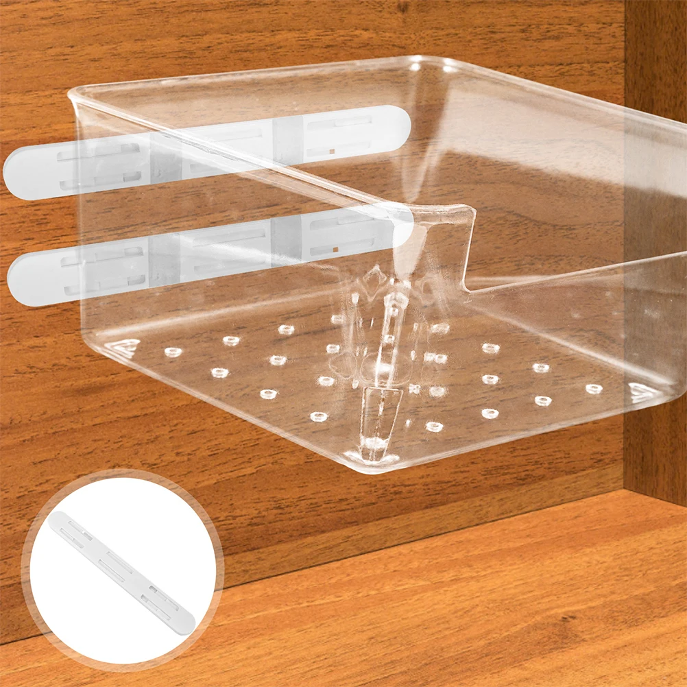 

4pcs Sliding Drawer Storage Box Heavy Duty Glides Smooth Cabinet Organizer Tracks Replacement Drawer Slides For Kitchen Bedroom