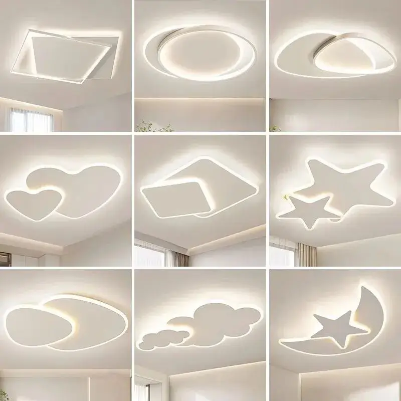 Modern LED Cute Cloud Ceiling Light For Children Room Living Dining Bedroom Study Chandelier Home Decor Lighting Fixture Luster