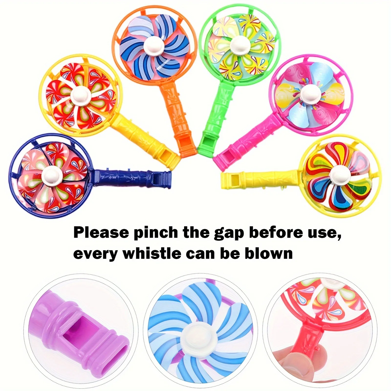 Divertido Mini Molino de Viento con Silbato, Colores Caramelo, Accesorios Nostálgicos, Regalos Educativos de Física y Ciencia, Recuerdos de Fiesta, Premios para Adultos