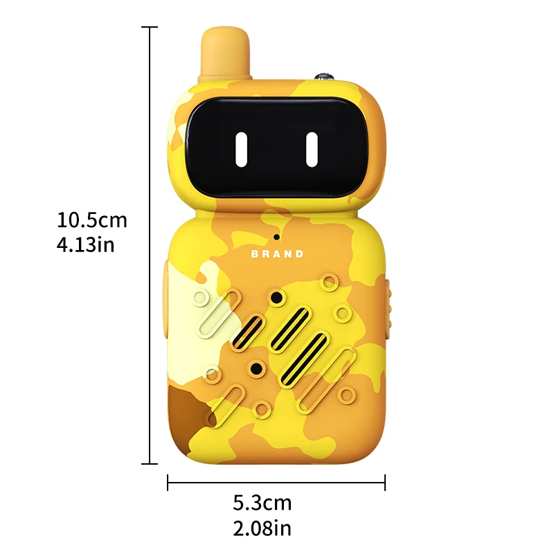 Set walkie-talkie per bambini: giocattolo educativo interattivo genitore-figlio per esterni, regalo di compleanno per ragazzi e ragazze, cartoni animati wireless