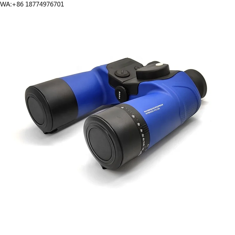 7x50 Waterproof BAK4 Prism Binoculars Hunting Binocular Telescope W130750 with Compass for Travel