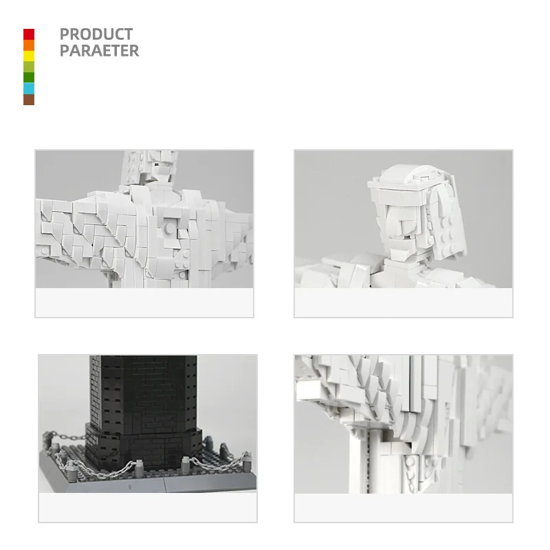 Kreatywne Architektura Konstrukcja Zabawki Brazylia Rio De Janeiro Chrystus Spowiednik Klocki Model Zestawy Cegiełki Dla Dzieci Prezenty