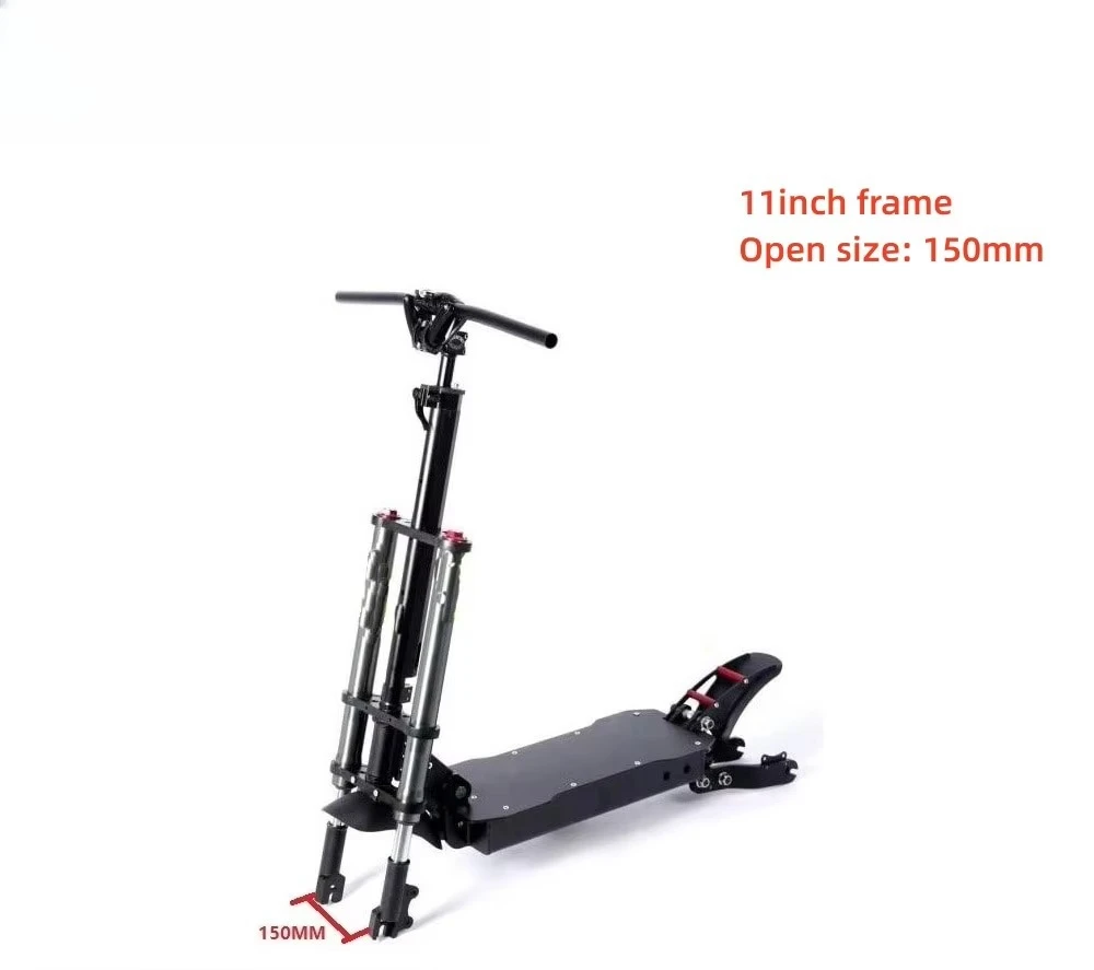 Powerful fit 11-inch 10-inch tire scooter aluminum electric scooter chassis frame