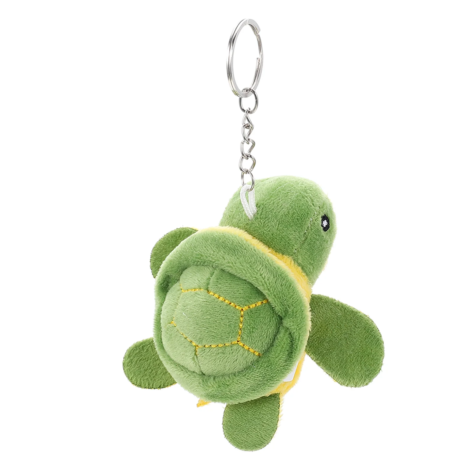 

10 Pcs Little Turtle Ornaments Stuffed Animal Plush Keychain Cute Backpack Purse Mini Tote Sea Ring Handbag