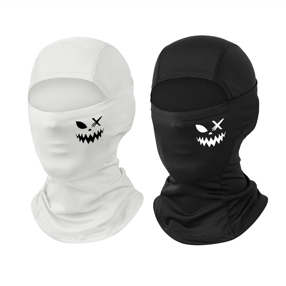 

Балаклава с принтом смайлика (1 или 2 шт.) - дышащая и быстросохнущая, модная и универсальная, идеально подходит для активного отдыха на природе.