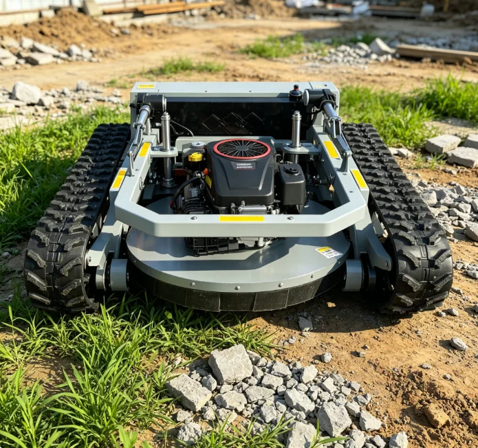 Remote Control Lawn Mower with 1200mm Cutting and Kohler Engine for Large Orchards Remote Control Lawn Mower