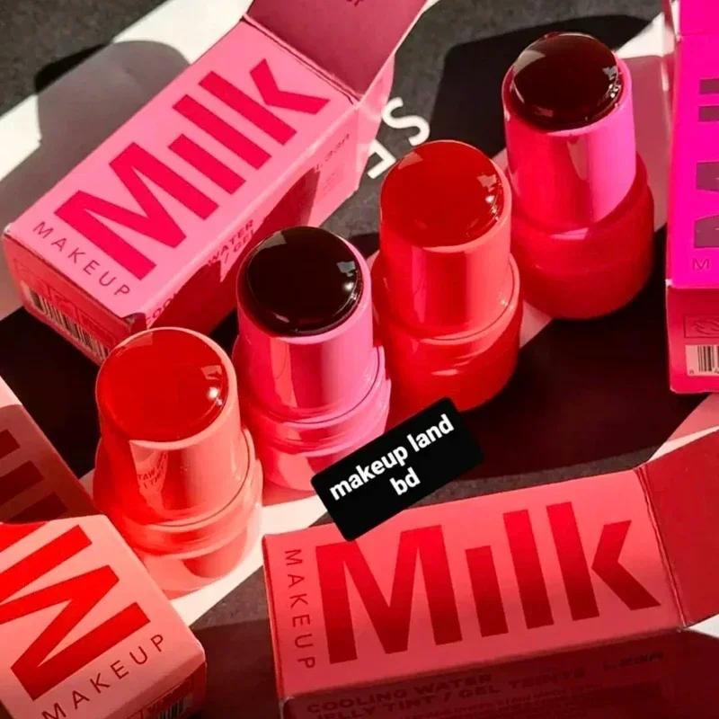 Gran oferta de maquillaje de leche, nuevo rubor en barra, agua refrescante, gelatina, rubor en barra, bálsamo labial 2 en 1, cosméticos multicolores