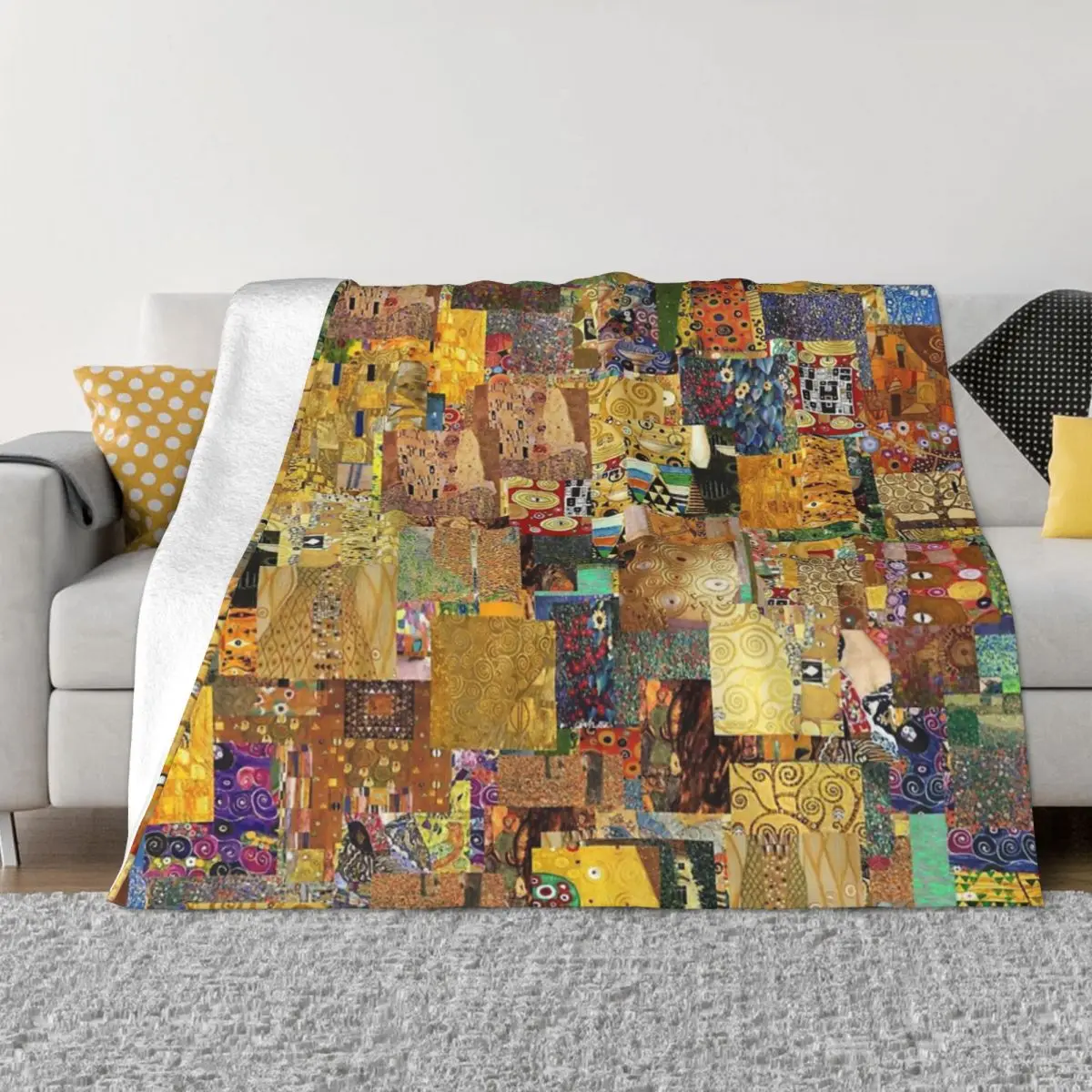 

Gustav Klimt Plush Blankets Winter Blankets Home And Decoration Throw Blanket