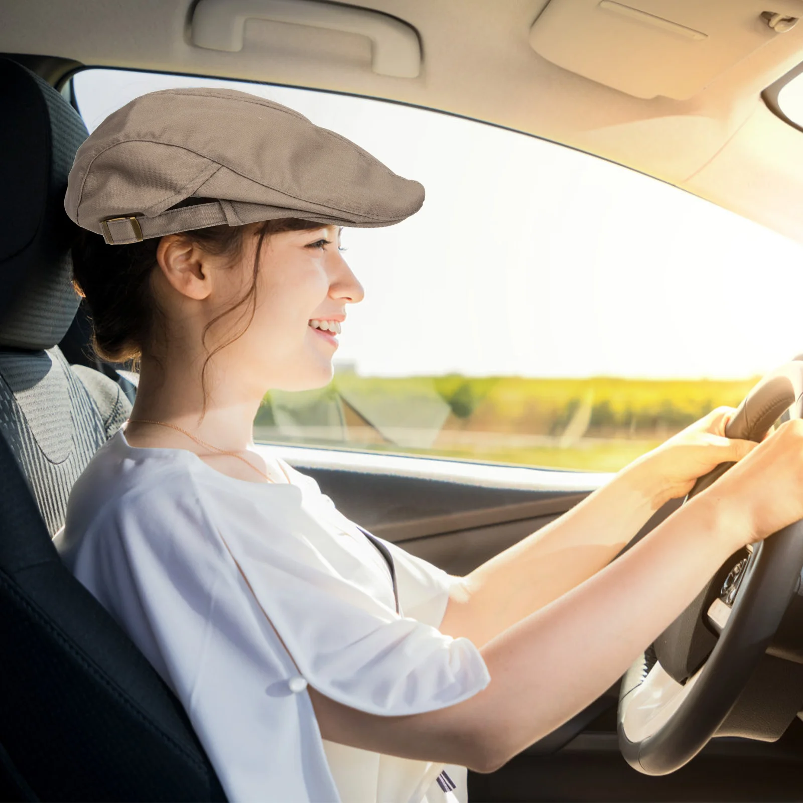 Berretto da cucina in tela traspirante Cappello da cucina per cuoco durevole Berretto da catering Ristorante Cameriere Uniforme da lavoro Cappello da berretto da cuoco