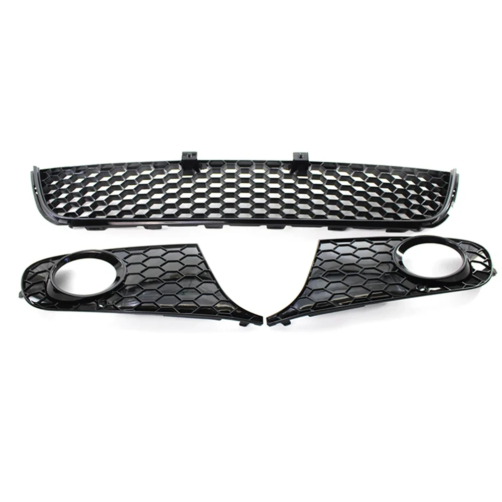 Honeycomb Mesh Car Front Bumper Lower Fog Light Vent Grille Cover Case For VW Volkswagen Golf 6 MK6 2009-2013 Radiator Grille