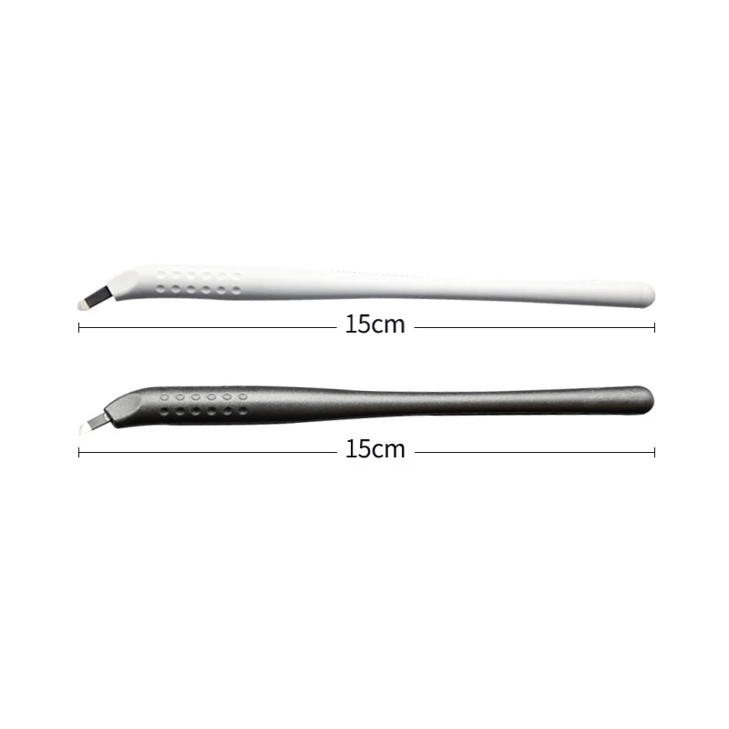 10Pcs Disposable Microblading Manual Pen Sterilized Permanent Makeup 3D Eyebrow Tattoo Pen