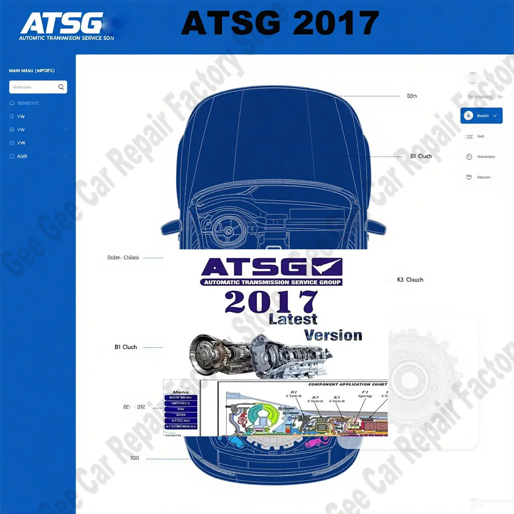

ATSG 2017 Automatic Transmissions Service Group Software Repair Manual - Automotive Diagnostic Tools for Unit Failure Detection