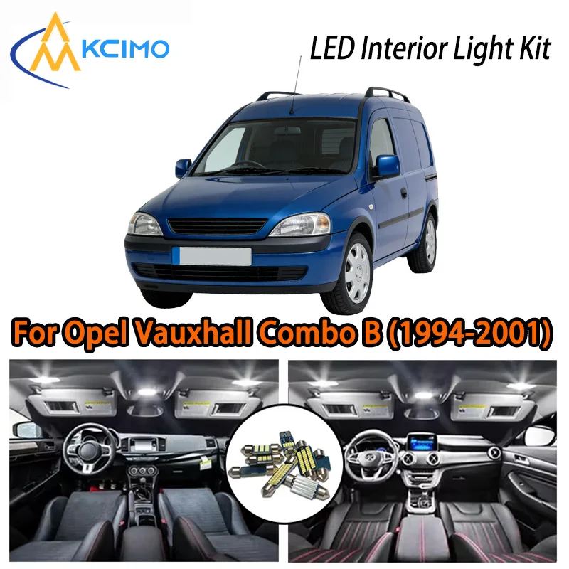 

KCIMO For Opel Vauxhall Combo B (1994-2001) Premium LED Interior Kit - 2 Colors , Quick Installation, Long-Lasting
