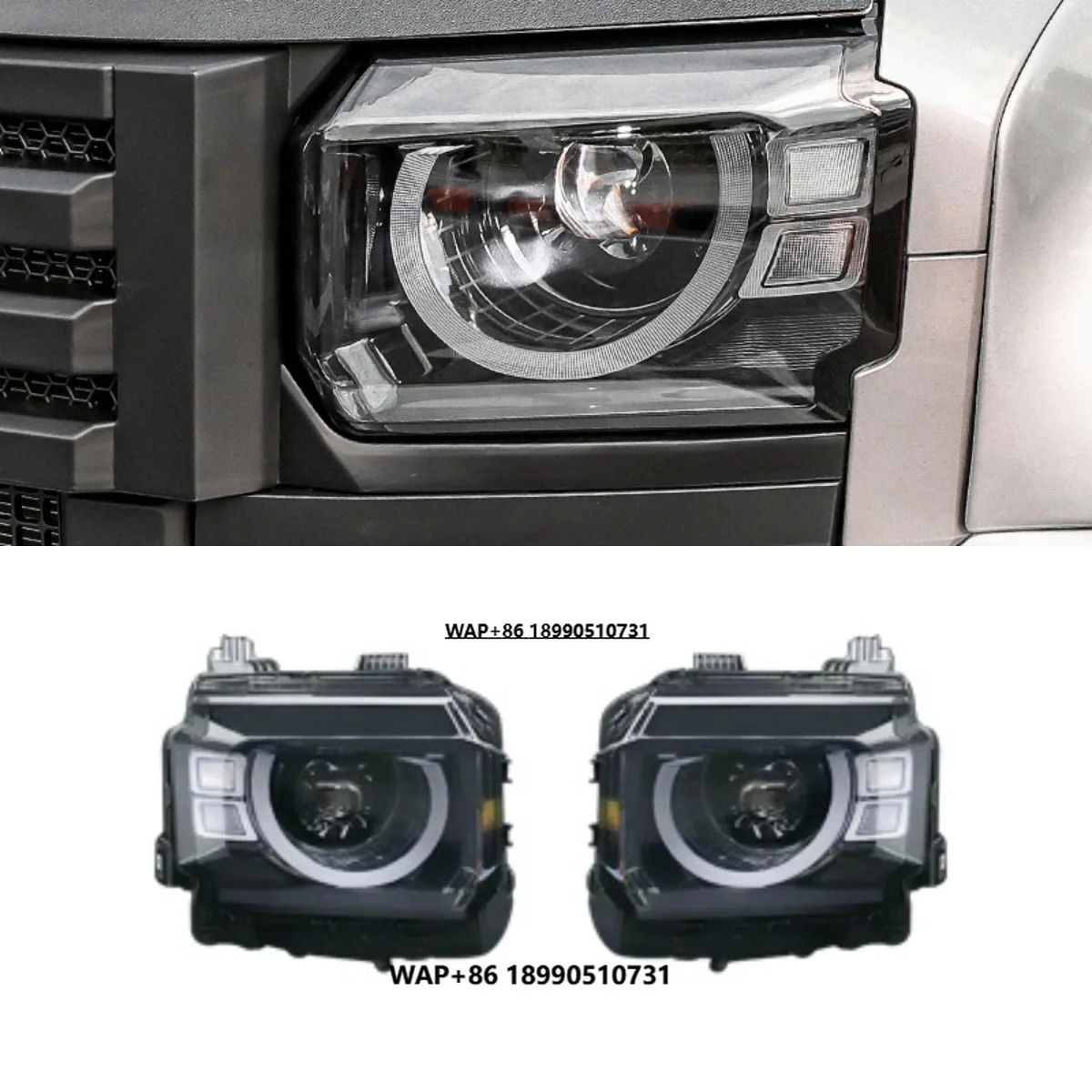 

Car Headlight Assembly For Jetour Traveler Shanhai T2 Body Kit Car Accessories