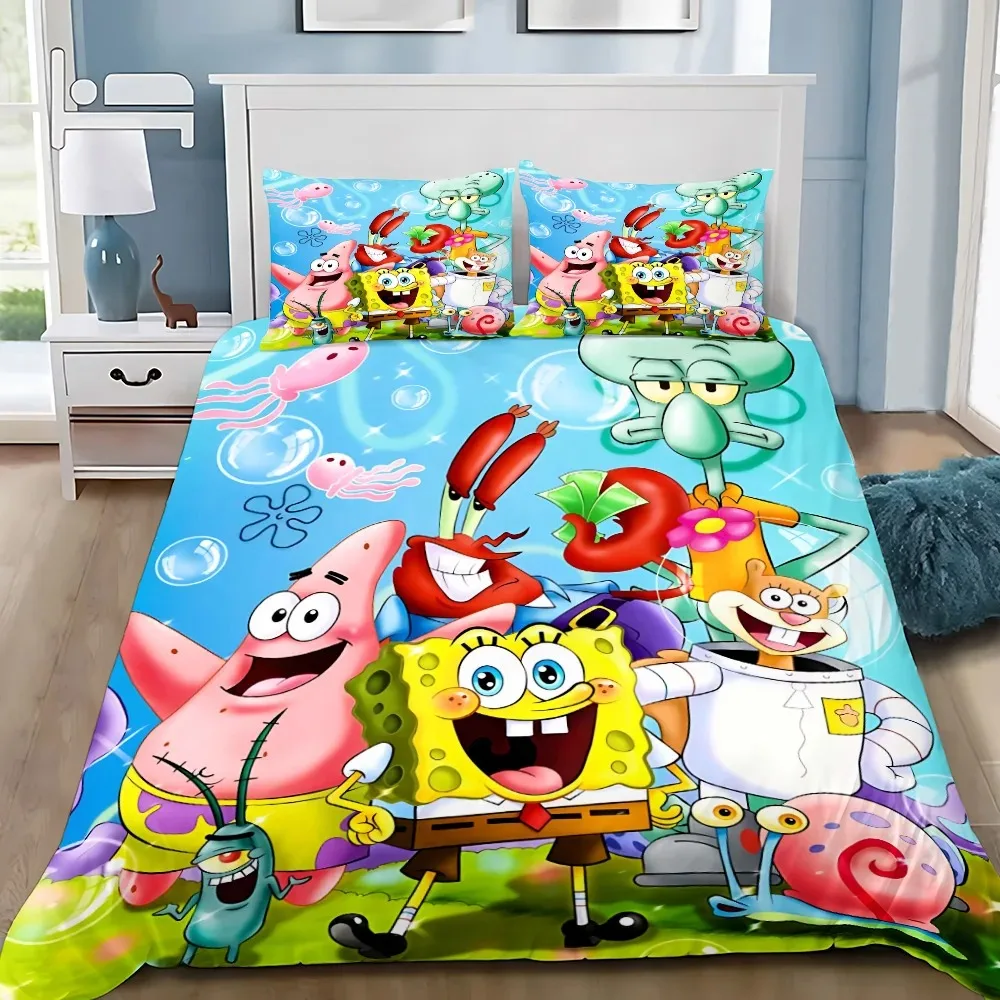SpongeBob Twin Duvet Cover Set 135x200cm