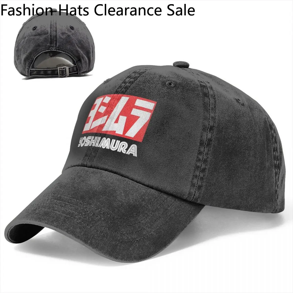 Japanese Motorcycle Race Biker Rider Unisex Style Baseball Cap Yoshimura Distressed Washed Caps Hat Summer Gift Snapback Cap