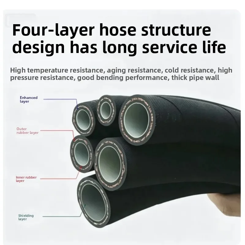 Cold Storage Refrigeration Hose Test Connecting Tube for Air Cooler Heat Pump Unit Leak Proof High Pressure Resistant Flexible