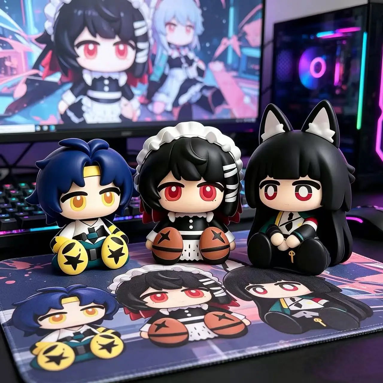 Q-Version Zenless Zone Zero Figur Starseeya Ellen Joe Asaba Yuma Mini-Modell Desktop-Ornamente Spielcharakter-Statue Spielzeug Geschenk – Detail 4