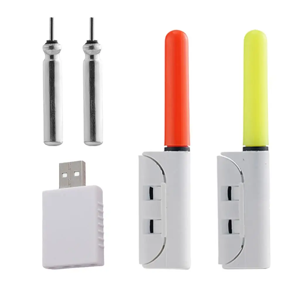 Electronic Fishing Rod Light Luminous Stick Flash CR425 Lithium Battery LED Removable USB Charge Waterproof Night Tackle