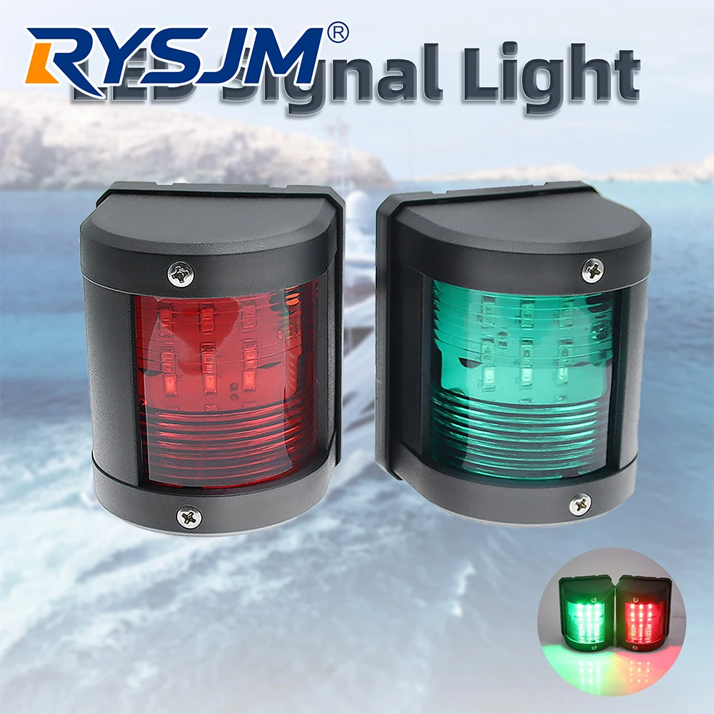 

Marine Boat LED Navigation Light Red/Green LED Light Sailing Signal Light Waterproof Anchor Light Boat Accessories 12V 24V