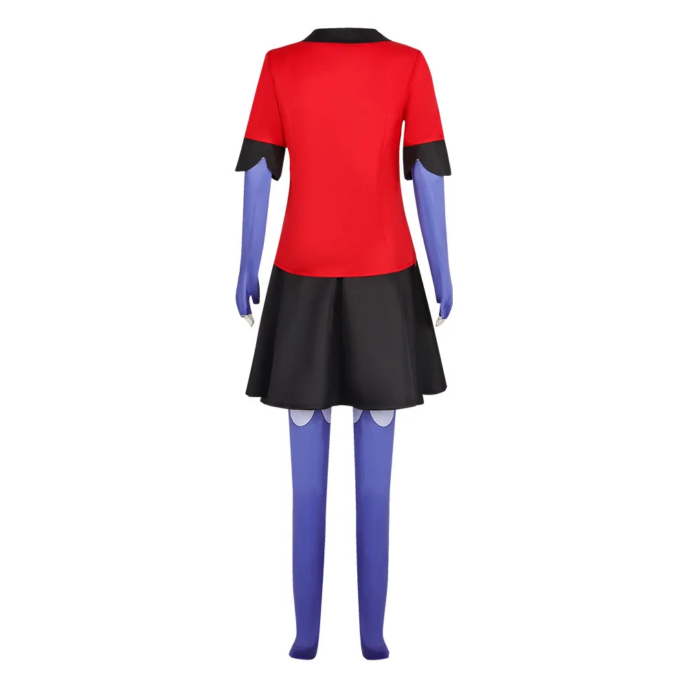 Hell's Inn Cosplay Costume Guard Vaggie Vikki Anime Character Performance Suit loween Costume Traditional Chinese Ethnic W...