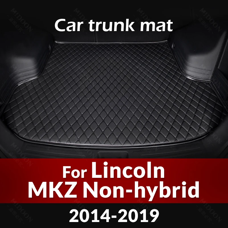 Car Trunk Mat For Lincoln MKZ 2014 2015 2016 2017 2018 2019 Custom Car Accessories Auto Interior Decoration