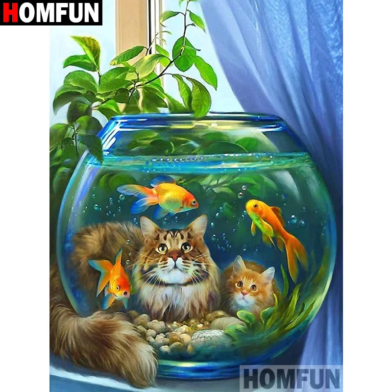 HOMFUN Diy 5d Diamond Painting 