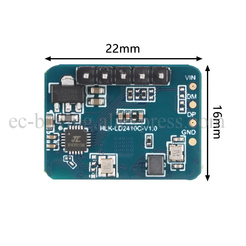 5/1pcs HLK-LD2410C 24G mmWave FMCW Millimeter Wave 5M Human Presence Status Radar Sensor Motion Detection Modul High Sensitivity
