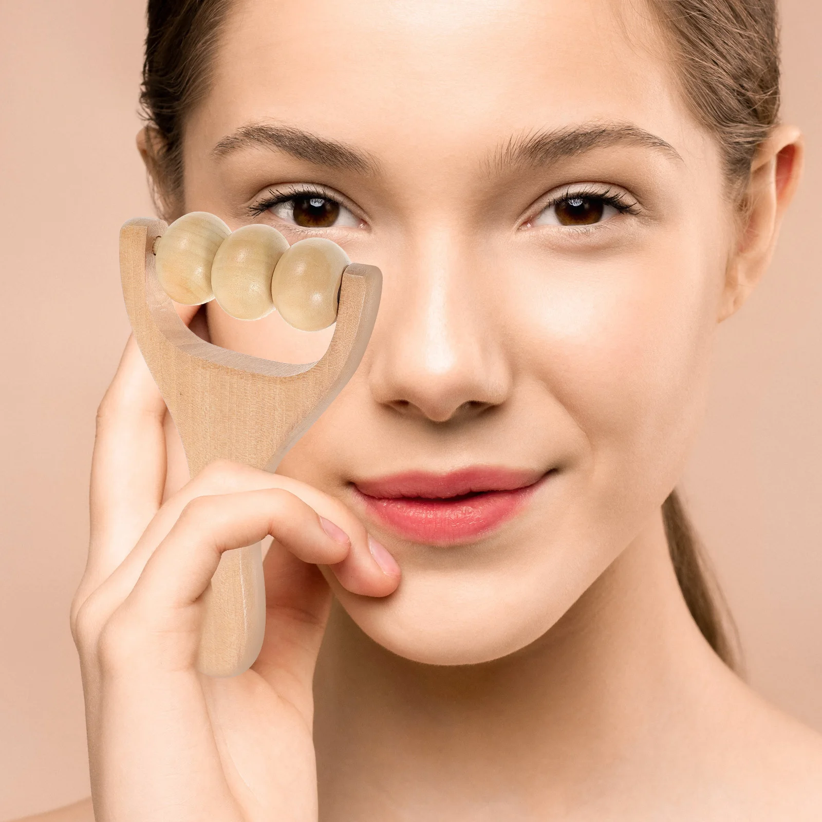 

3Pcs Foot Massager Roller Wooden Neck Shoulder Massage Tool Handheld Portable Lightweight for Travel Home Use