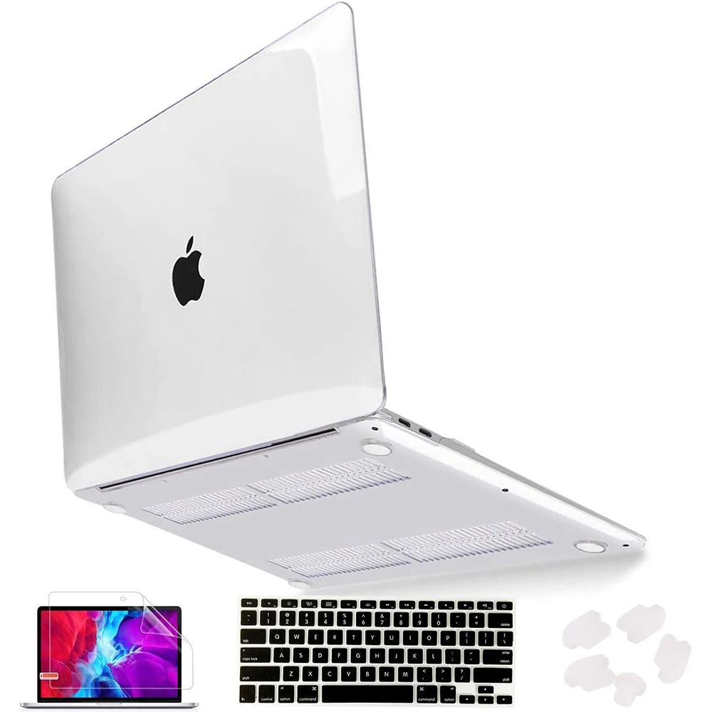 

2022 MacBook Case for M2 Air 13.6 Model A2681 Cover with Keyboard Protector for Apple MacBook M2 Pro 13 A2338 Transparent Case