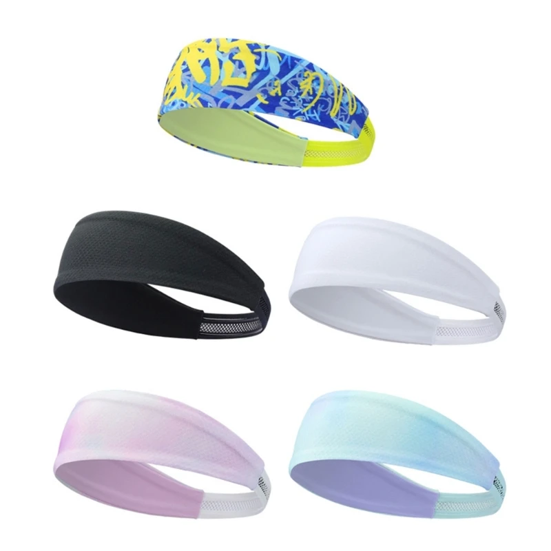 

Kids Sport Headbands Athletic Headband Workout Sweatband Breathable Headband for Climbing Basketball Tennis Soccer