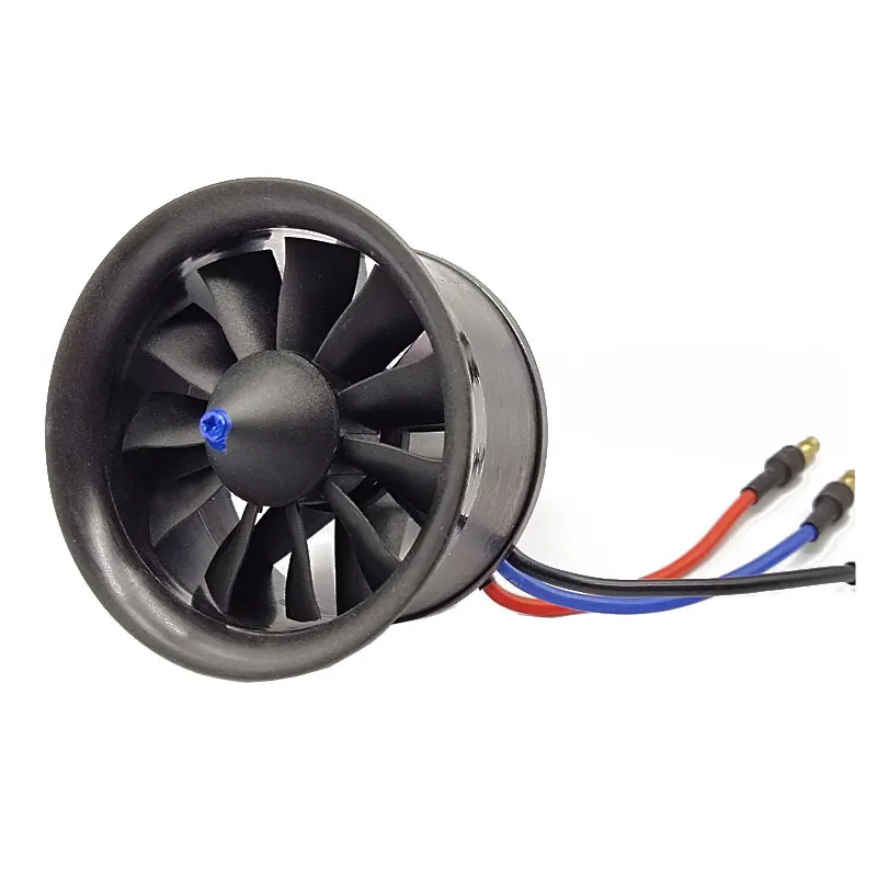 Hobbyocean 40A ESC 50mm EDF Duct Fan 4900KV 4300KV 11 Propeller Brushless Motor Rc Jet Airplane EDF Plane