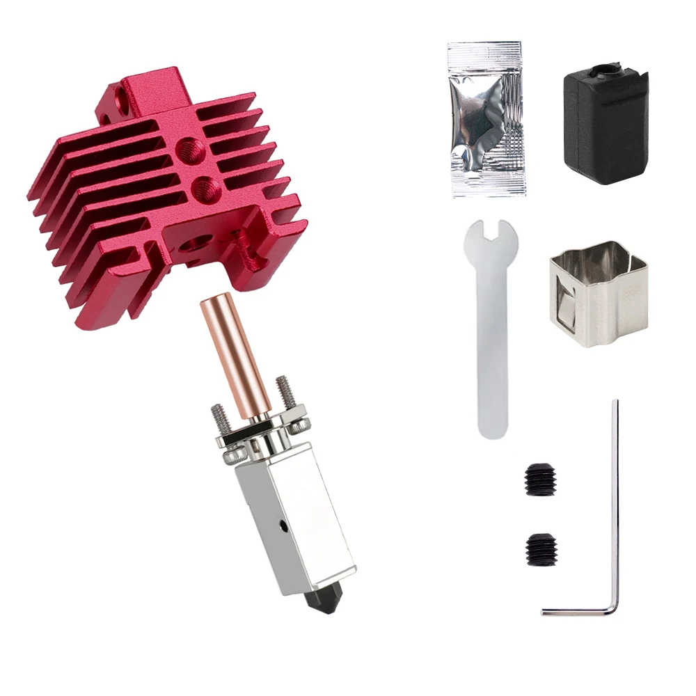 Für Bambu Lab Hotend Upgrade TZ 2.0 Version Gehärtete Düse Bambulab Bi Metal Fit Bambulabs X1 X1C P1P P1S Hotend P1P Thermistor