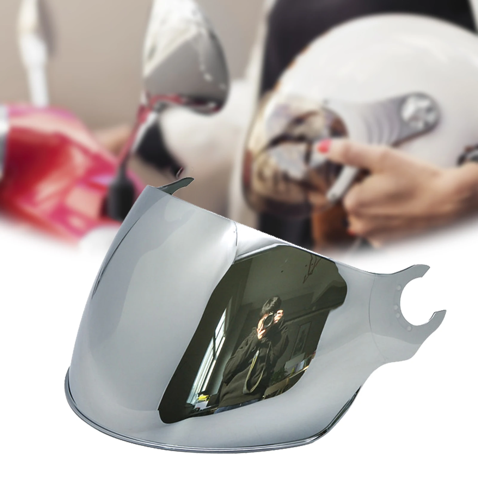 Motorcycle Helmets Visor Lens Sturdy Motorcycle Wind Cover Lens for LS2 Multicolor