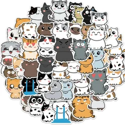 10/30/50PCS Kawaii Cat Sticker estetico PVC Laptop Sketchbook cancelleria Decoraction Scrapbooking materiale scolastico per bambini