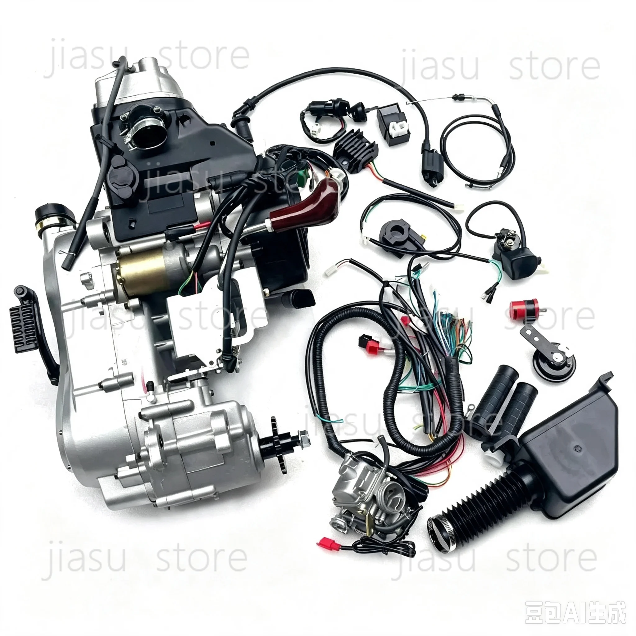 Four-Wheel ATV Steel Tube Kart - Motorcycle Gear Youtube 评论和价格